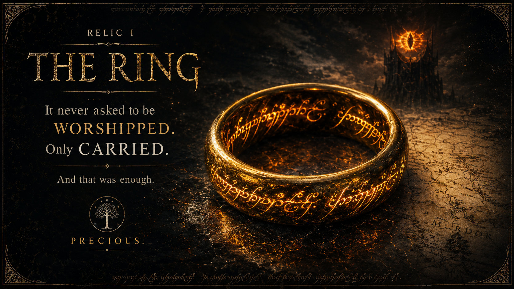 The Burden of the Ring, artwork 1 of 9. Some things become dangerous the moment people start needing them.